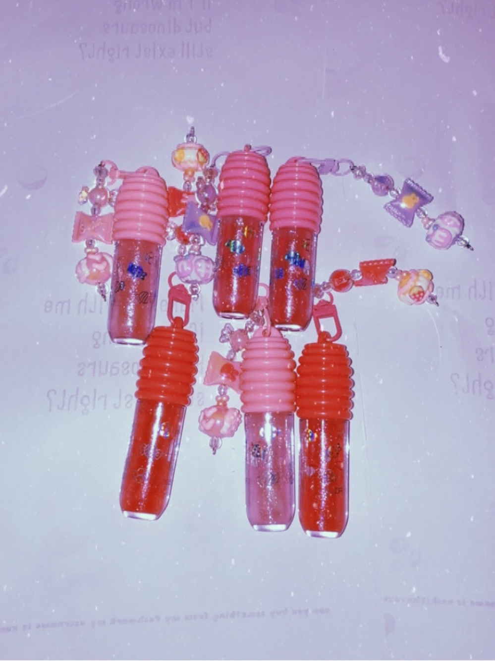 Set of 6 candy lipgloss set